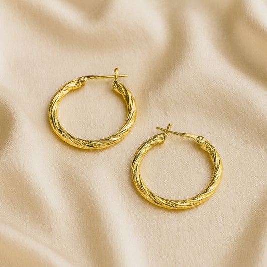 Twist Luxe Hoops