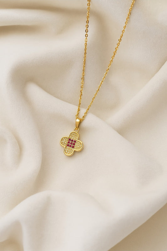 Ruby Bloom Pendant