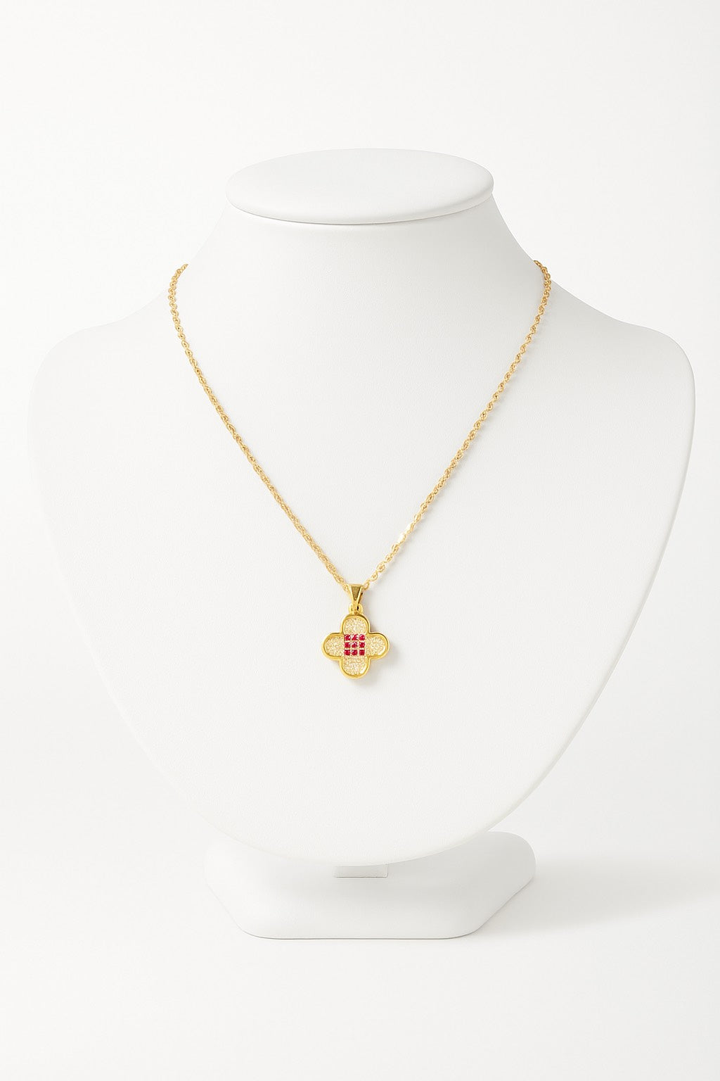 Ruby Bloom Pendant
